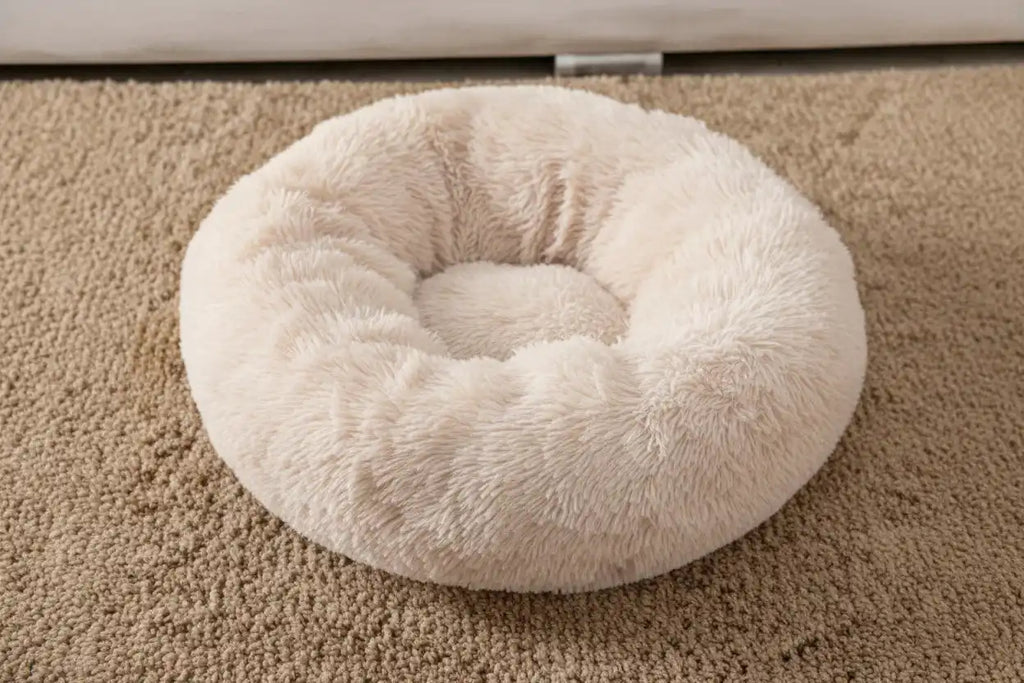 The Growing Mart Large Dog Bed Plush Washable Fluffy Pet Sofa Bed