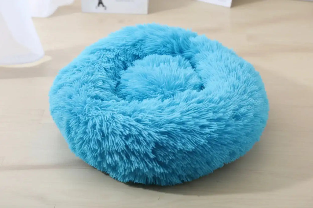 The Growing Mart Large Dog Bed Plush Washable Fluffy Pet Sofa Bed