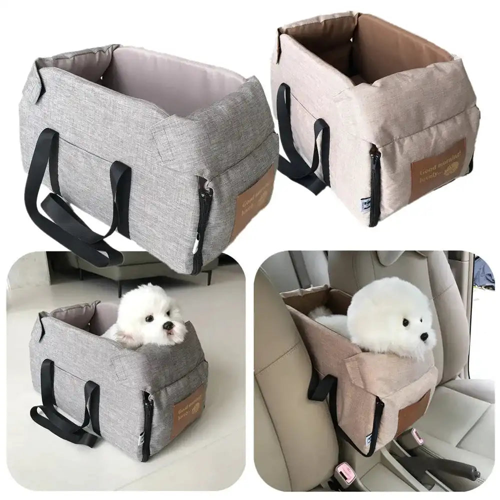 The Growing Mart Dog Car Seat Bed – Portable Travel Carrier for Small Pets Secondary image