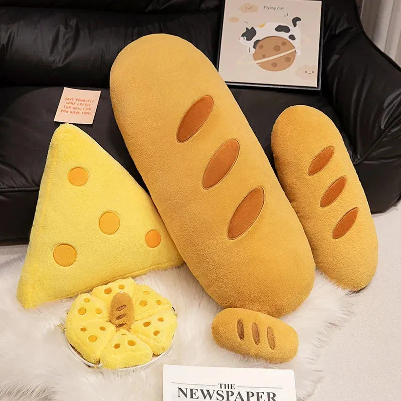 The Growing Mart Baguette Plush Toy Cute Kawaii Sofa Pillow Decor Secondary image