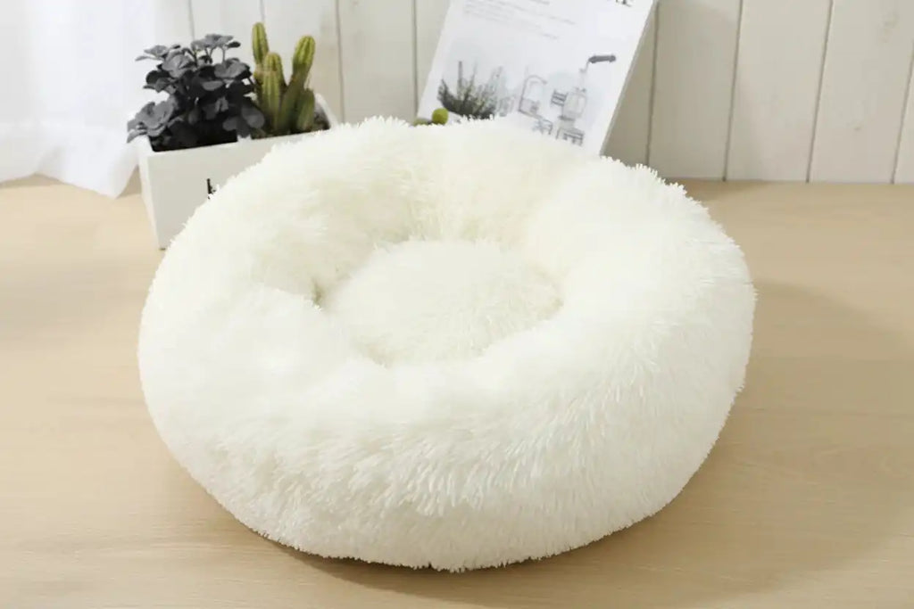 The Growing Mart Large Dog Bed Plush Washable Fluffy Pet Sofa Bed
