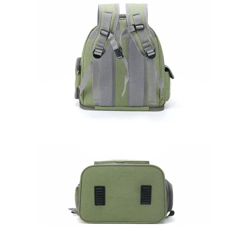 The Growing Mart Breathable Cat Backpack Carrier - Clear Travel Pet Bag