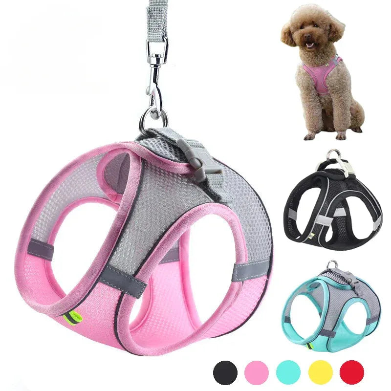 The Growing Mart Puppy Harness Set Adjustable No-Pull Leash Combo Secondary image