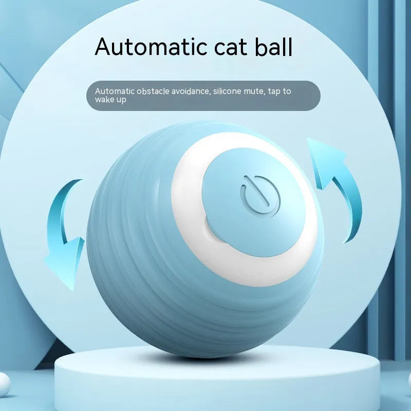 The Growing Mart Best Automatic Cat Toy for Indoor Cats – Smart Rolling Ball