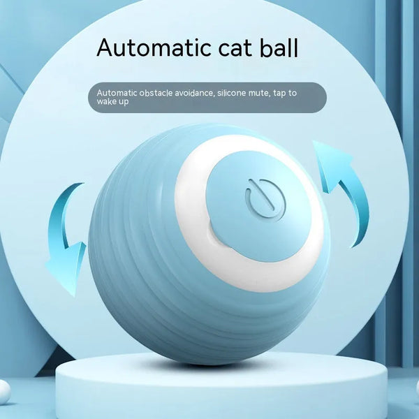 The Growing Mart Best Automatic Cat Toy for Indoor Cats – Smart Rolling Ball