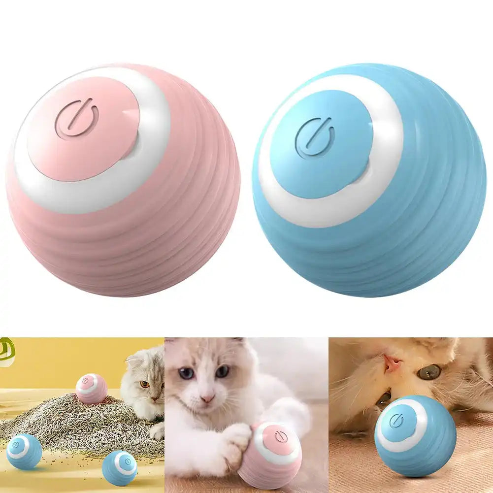 The Growing Mart Best Automatic Cat Toy for Indoor Cats – Smart Rolling Ball