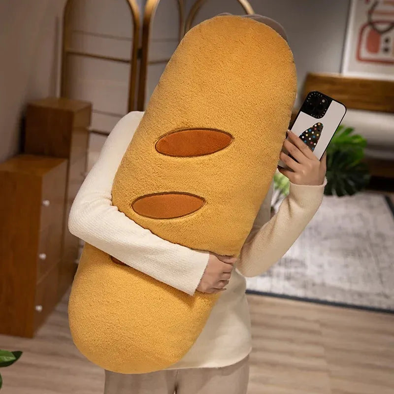 The Growing Mart Baguette Plush Toy Cute Kawaii Sofa Pillow Decor