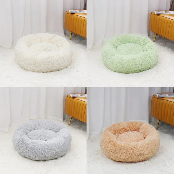 The Growing Mart Large Dog Bed Plush Washable Fluffy Pet Sofa Bed