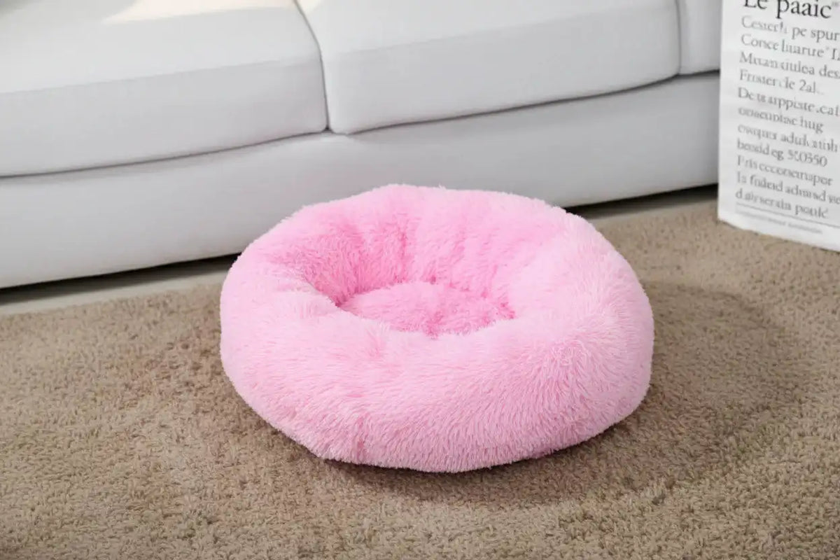 The Growing Mart Large Dog Bed Plush Washable Fluffy Pet Sofa Bed