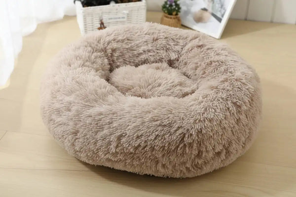 The Growing Mart Large Dog Bed Plush Washable Fluffy Pet Sofa Bed