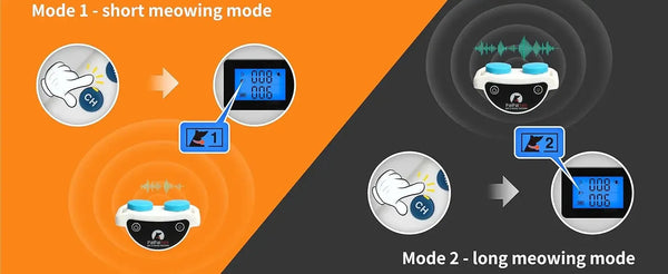 The Growing Mart Cat Training Collar – Smart Anti-Meow Behavior Control Device