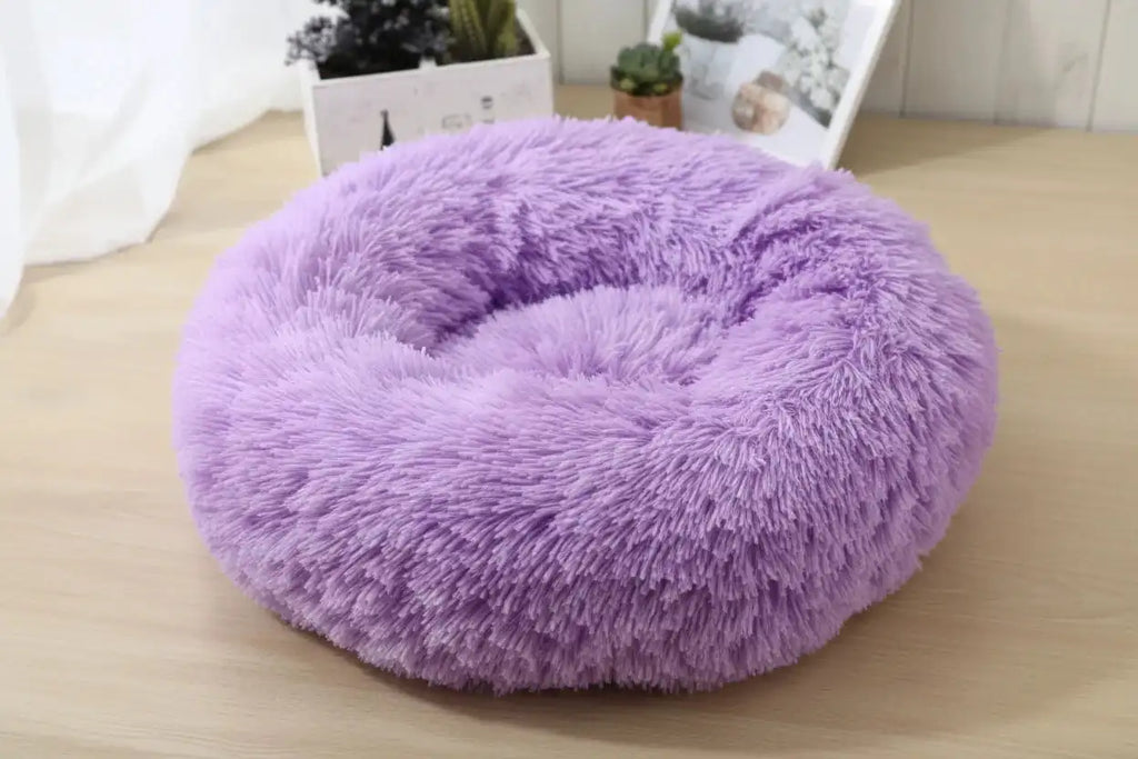 The Growing Mart Large Dog Bed Plush Washable Fluffy Pet Sofa Bed