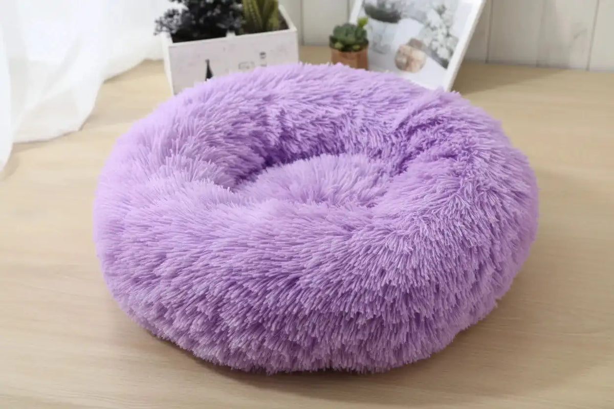 The Growing Mart Large Dog Bed Plush Washable Fluffy Pet Sofa Bed