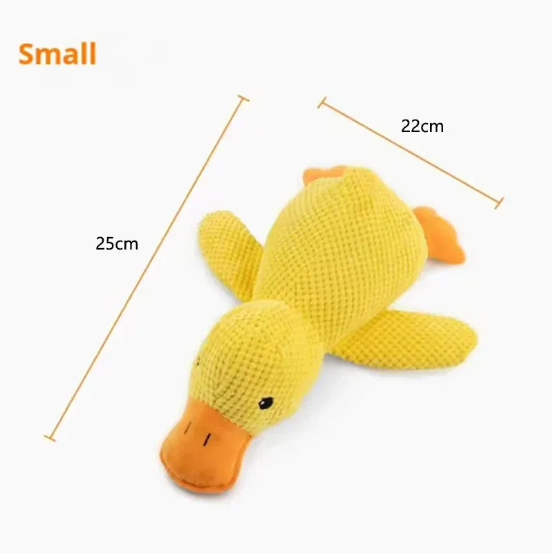 The Growing Mart Dog Plush Toy Duck Cuddle Comfort Anxiety Relief Main image