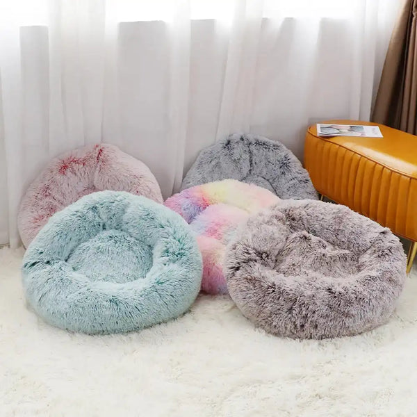 The Growing Mart Large Dog Bed Plush Washable Fluffy Pet Sofa Bed