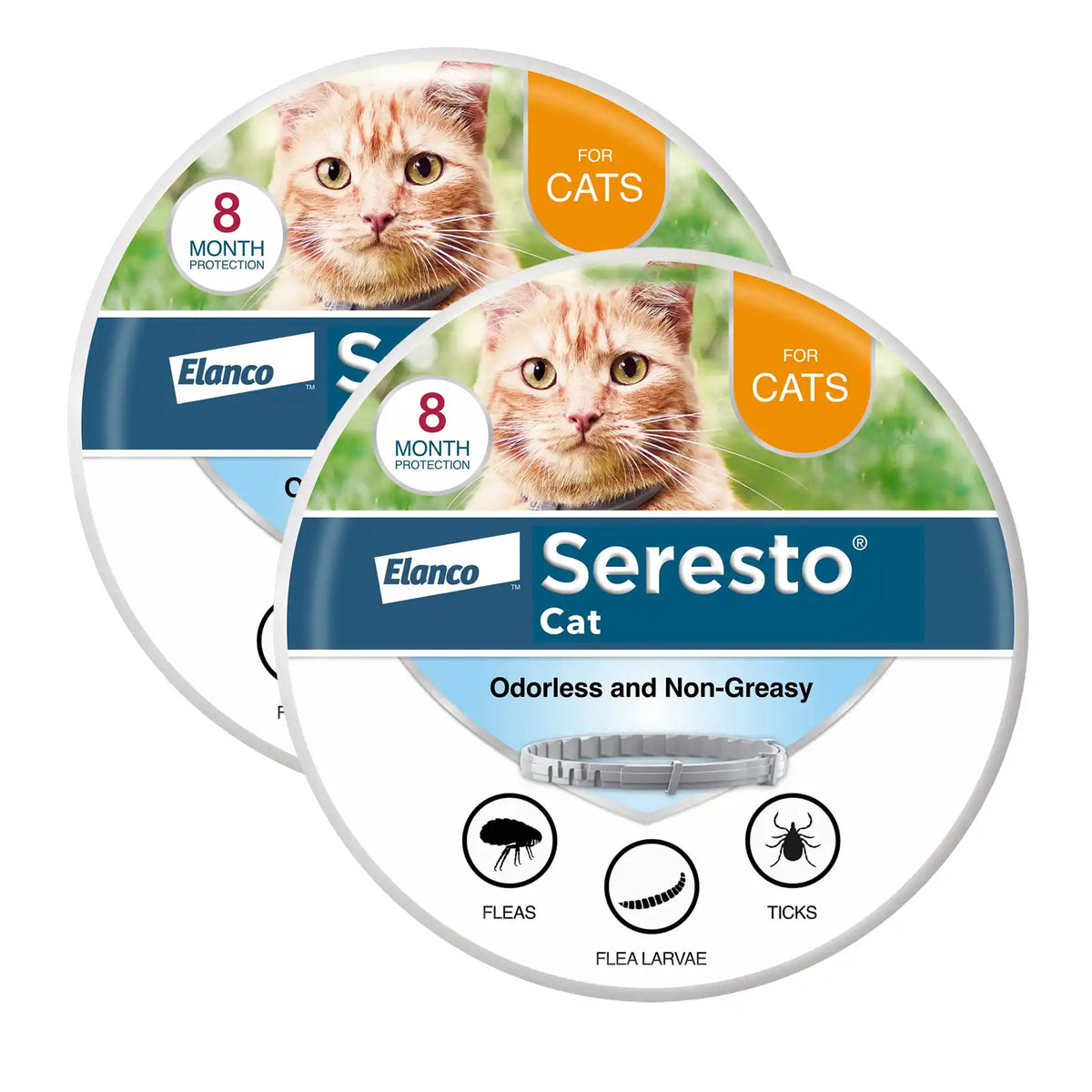 Flea and Tick Collar for Cats , 8 Month Protection