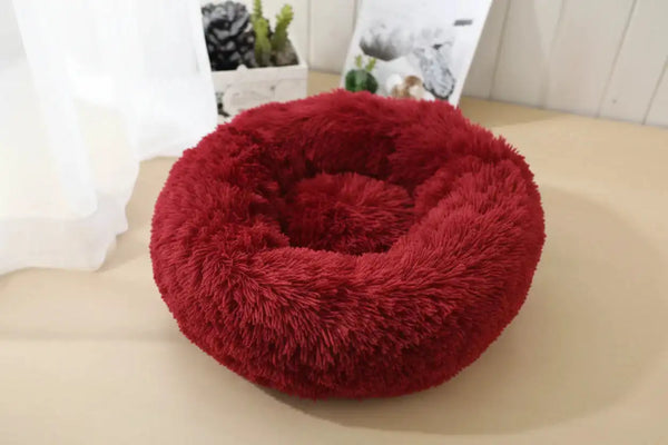 The Growing Mart Large Dog Bed Plush Washable Fluffy Pet Sofa Bed